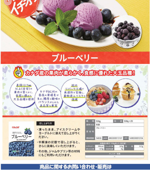【OGISO NEWS】・ジェフダ　フリーカットケーキ アップル ・ジェフダ　ブルーベリー